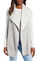 Women's Tommy Bahama Faux Shearling Reversible Vest - Grey