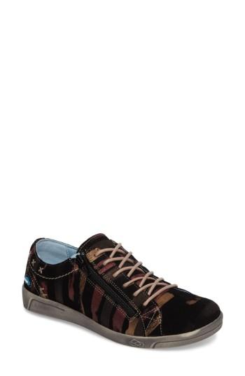 Women's Cloud 'aika' Leather Sneaker -8.5us / 39eu - Black
