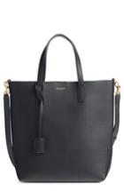 Saint Laurent Toy Shopping Leather Tote - Black