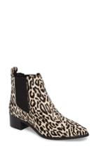 Women's Topshop Amy Rose Genuine Calf Hair Chelsea Boot .5us / 36eu - Brown
