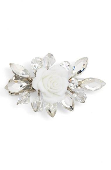 Wedding Belles New York Crystal Rosette Hair Clip
