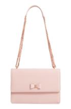 Ted Baker London Bow Leather Crossbody Bag - Pink