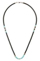 Men's Link Up Disc Turquoise Bead Necklace