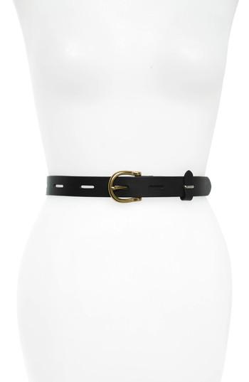 Women's Madewell Backcountry Leather Belt - True Black