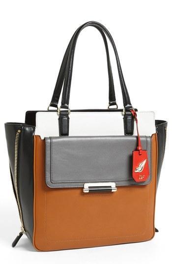 Diane Von Furstenberg 'highline' Leather Tote,
