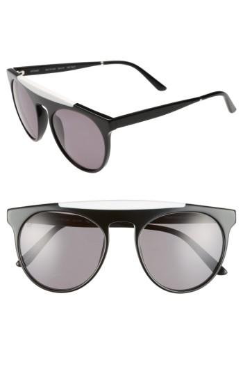 Men's Smoke X Mirrors Atomic 52mm Sunglasses - Black/ White/ Grey