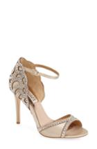 Women's Badgley Mischka 'roxy' Sandal .5 M - Beige