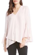 Women's Karen Kane Slit Sleeve High/low Top