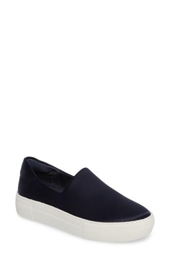Women's Jslides Abba Slip-on Platform Sneaker .5 M - Blue