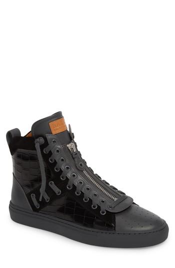 Men's Bally Hekem High-top Sneaker .5 D - Black