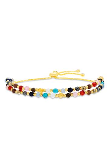Women's Lesa Michele Beaded Slider Bracelet