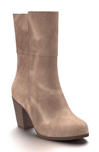 Women's Shoes Of Prey Block Heel Boot .5 A - Brown