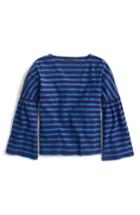 Women's J.crew Bell Sleeve Stripe Tee