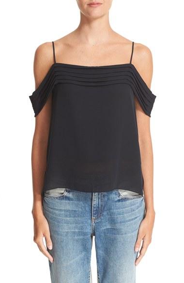 Women's T By Alexander Wang Cold Shoulder Top