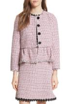 Women's Kate Spade New York Tweed Peplum Jacket - Pink