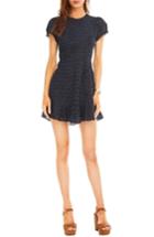 Women's Astr The Label Mazie Lattice Back Dress - Blue