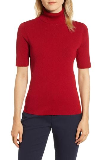 Women's Anne Klein Turtleneck Sweater - Red