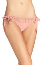 Women's Robin Piccone 'sophia' Tie Side Bikini Bottoms - Pink