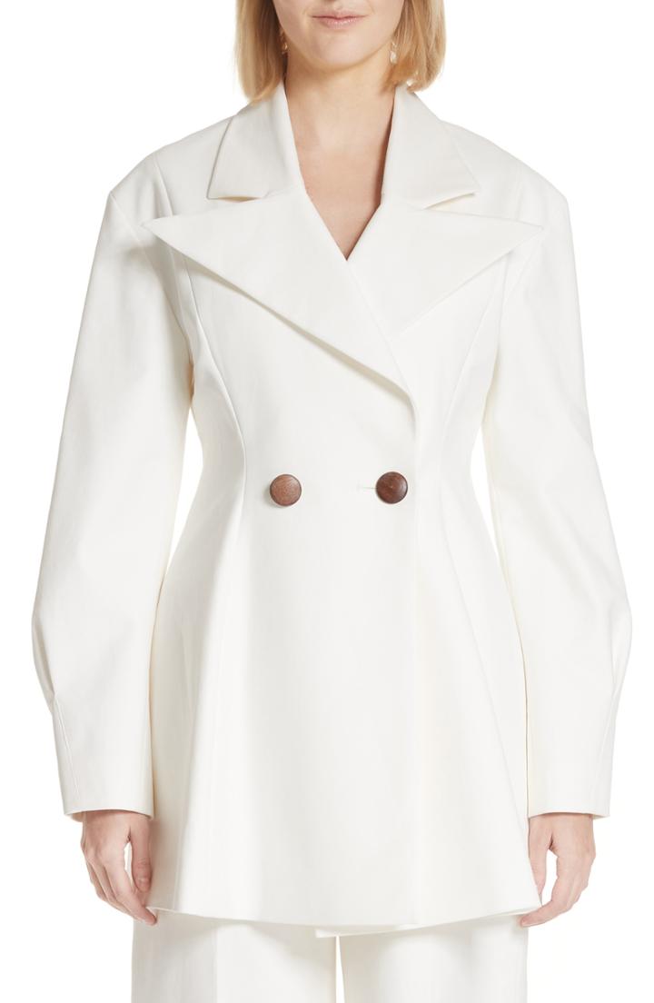 Women's St. John Collection Suede Slouch Jacket - Orange