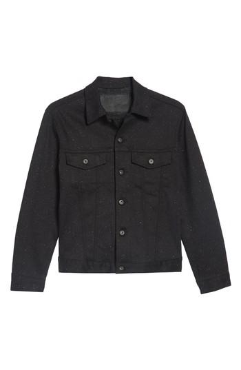 Men's Naked & Famous Denim Flecked Denim Jacket