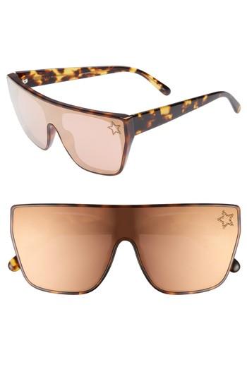Women's Stella Mccartney 99mm Flat Top Sunglasses - Blonde Avana