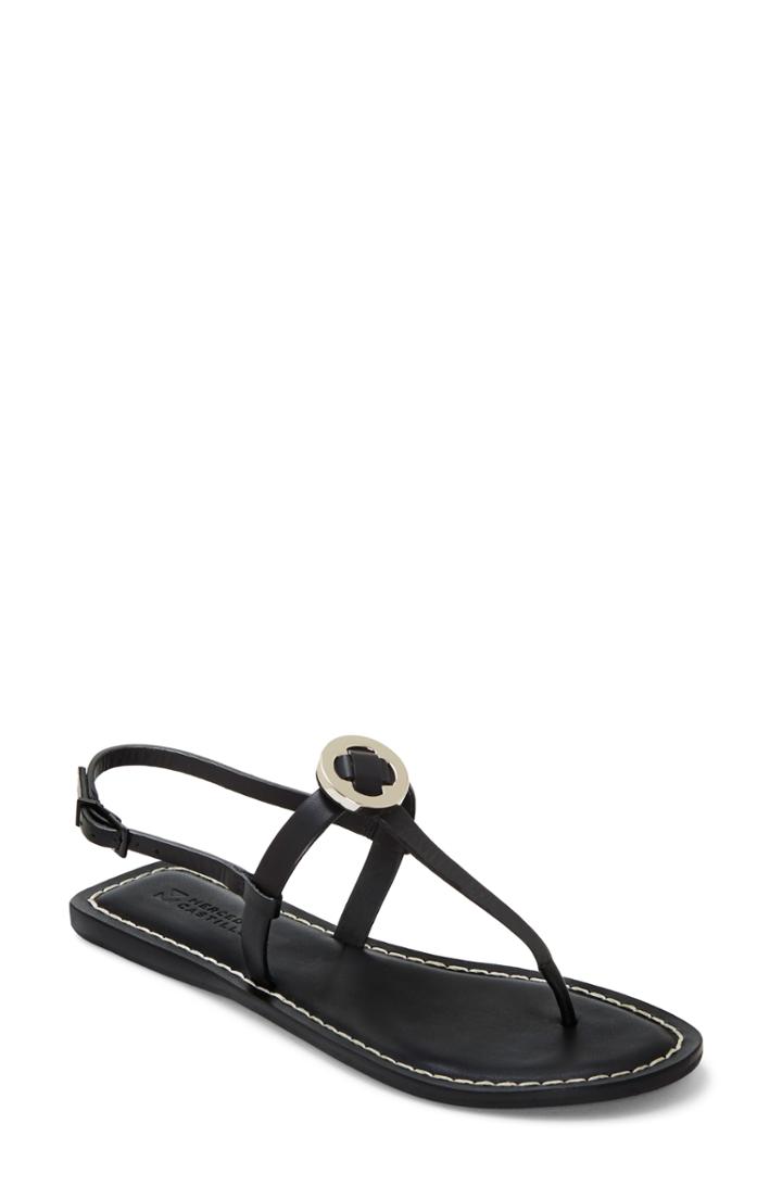 Women's Mercedes Castillo Viveana T-strap Sandal M - Black