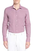Men's Ted Baker London Porsh Slim Fit Check Dress Shirt - Pink
