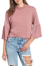 Women's Billabong Today's Crush Bell Sleeve Top - Burgundy