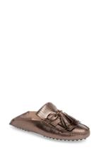 Women's Tod's Gommino Fringe Mule Us / 36eu - Metallic