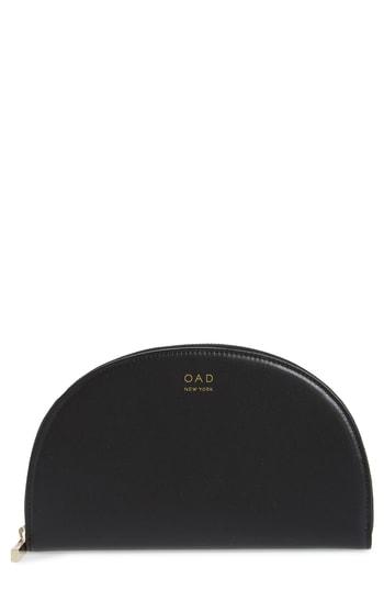 Women's Oad New York Dia Continental Mirror Wallet - Black