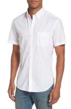 Men's Bonobos Riviera Slim Cut Citrus Woven Shirt - White