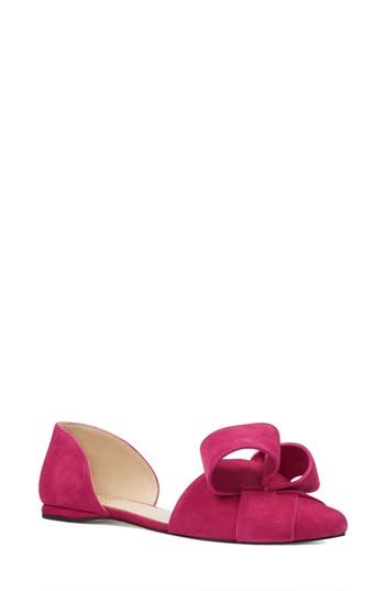 Women's Nine West Shoreside D'orsay Flat M - Red