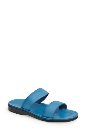 Women's Jerusalem Sandals Aviv Slide Sandal Us / 37eu - Blue