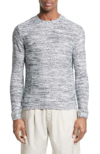 Men's Saturdays Nyc Wade Reverse Knit Sweater - Blue