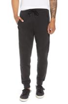 Men's Hudson Blinder Slim Fit Moto Sweatpants - Black