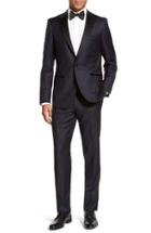 Men's Strong Suit 'aston' Trim Fit Solid Wool Tuxedo