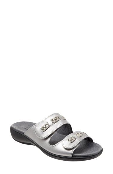 Women's Trotters 'kap' Slide Sandal .5 N - Grey