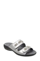 Women's Trotters 'kap' Slide Sandal .5 N - Grey
