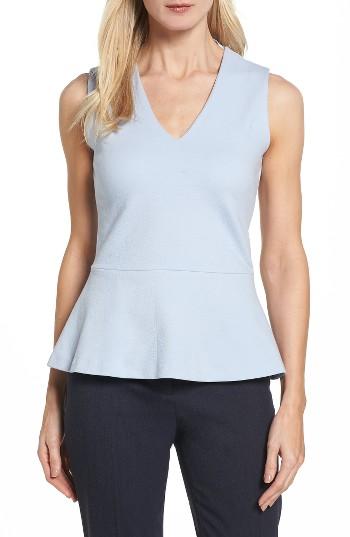 Women's Boss Erane Peplum Top - Blue