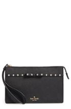 Kate Spade New York Elliott Street Leila Crystal Bow Leather Wristlet -