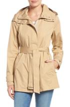 Women's Cole Haan Packable Belted Rain Coat