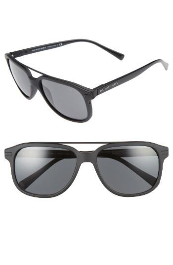Women's Burberry 57mm Sunglasses - Matte Black