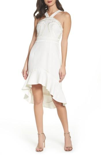 Women's Foxiedox Aviana High/low Halter Neck Dress