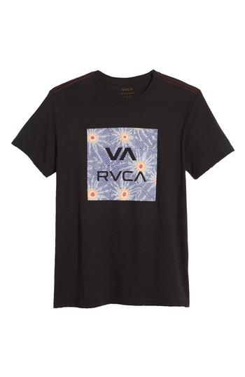 Men's Rvca Fill The Way Graphic T-shirt - Black