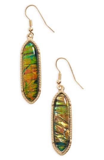 Women's Bp. Stone Oval Drop Earrings
