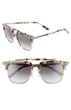 Women's Pared Cocktails & Dreams 53mm Sunglasses - Cookies/ Cream/ Rose Gold Grey