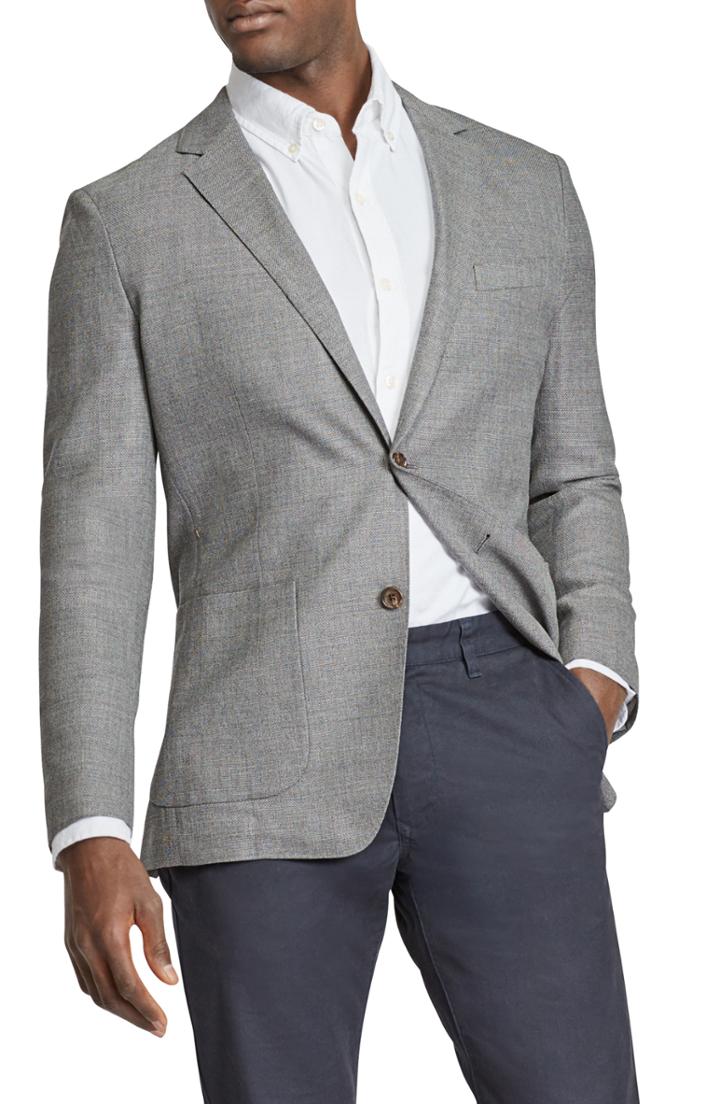 Men's Bonobos Trim Fit Wool Sport Coat