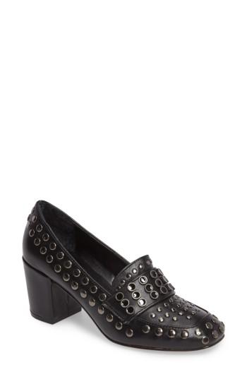 Women's M4d3 Scholar Studded Pump .5 M - Black