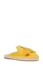 Women's Nine West Val Tasseled Loafer Mule M - Yellow