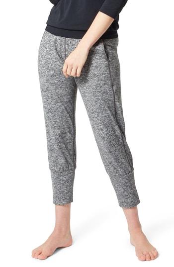 Women's Sweaty Betty Garudasana Crop Yoga Trousers - Grey